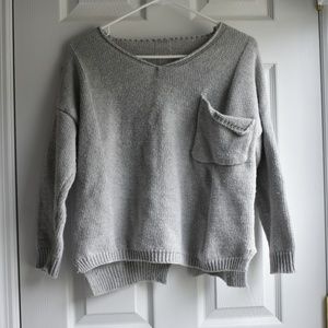 CLEARANCE❗ Grey Deconstructed Sweater - Small